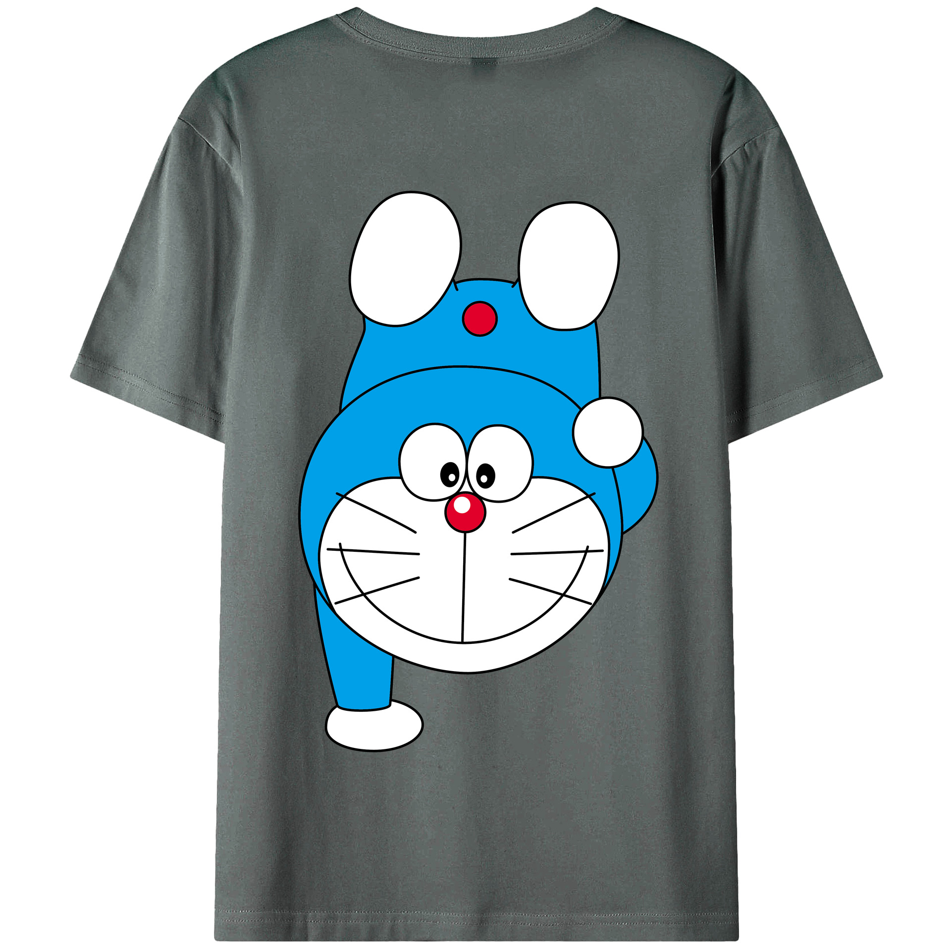 （画像用） ドラえもん Doraemon 綿100％半袖Tシャツ（背面プリント）